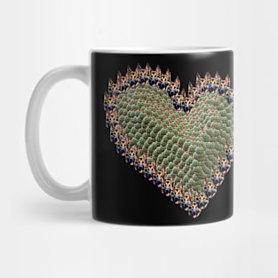 German Shepherd cactus heart Mug